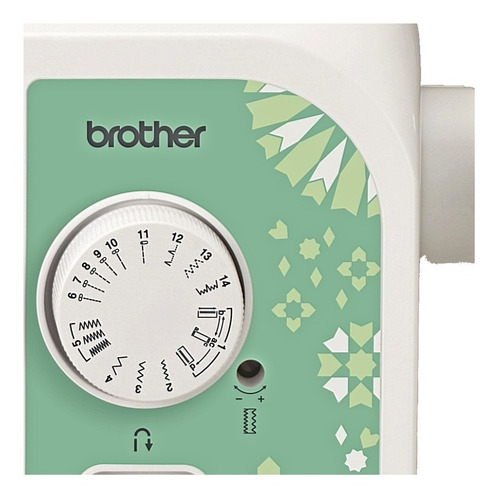 Imagen 4 de 4 de Máquina de coser recta Brother JS2135 portable blanca 220V - 240V