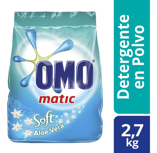 Detergente Omo Matic Con Soft Aloe Vera 2.7kg