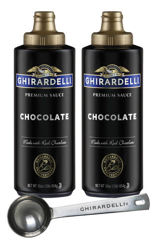 Ghirardelli - Salsa De Chocolate, Botella Exprimible De 16 O