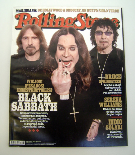 Rolling Stone 186 Black Sabbath Ozzy Marihuana Solari Boedo