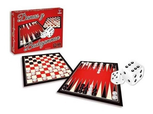 Damas Y Backgammon Linea Clasicos Toto Games 2054