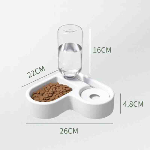 X Nuevo Recipiente Automático De Comida Y Agua For Perros,