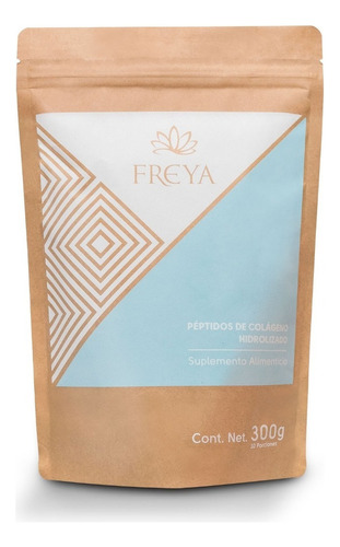 Freya Péptidos De Colágeno Hidrolizado, 300g, 30 Servicios. Sabor Sin sabor