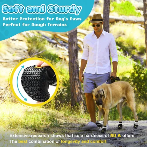 Botas Para Perros Cupount - Transpirables Para Pavimento Cal
