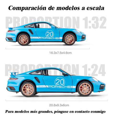 Porsche Supercars 911 S Turbo Modelos Coches De Aleacion