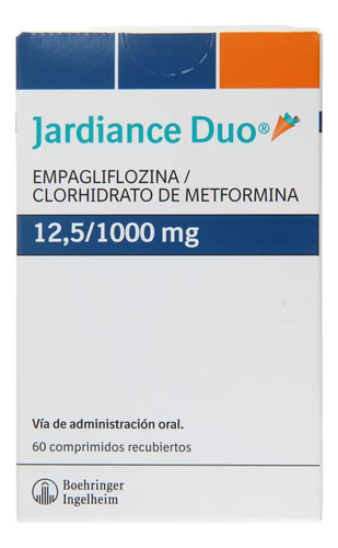 Jardiance Duo 12.5 Mg 1000 Mg - Unidad a $1500