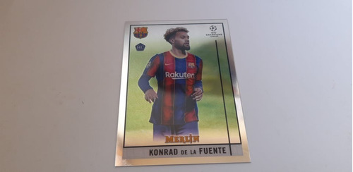 2021 Topps Merlin Uefa Champions Rc Konrad De La Fuente