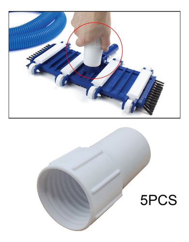 Zz 5 Piezas Blanco Piscina Manguera De Vacío Manguito