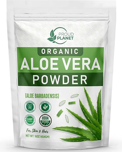 Polvo De Aloe Vera Orgánico Para Cabello Y Cara | Aloe Bar.