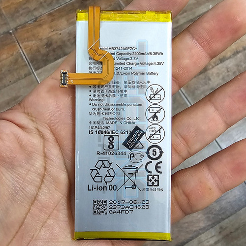 Bate Para Huawei P8 Lite L23 Gr3 Hb3742a0ezc+ 100% Original