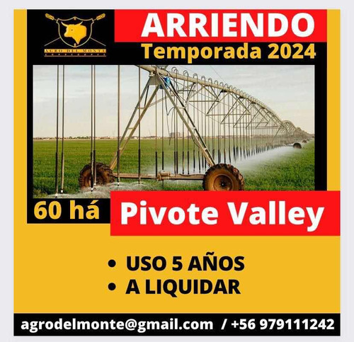 Arriendo Pivote Valley 60 Ha.