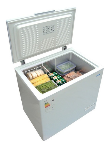 Imagen 4 de 4 de Freezer horizontal Frare F130 blanco 220L 220V