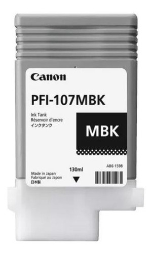 Tinta Canon Matte Black Pfi-107mbk Pfi107mbk Nueva// Clie