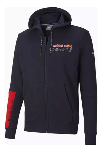 Chamarra Puma Red Bull Logo Hooded Sweat Jacket 76300901 Ori