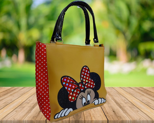 Imagen 5 de 7 de Hermosa Bolsa De Mano Para Dama, De Disney, De Minnie Mouse