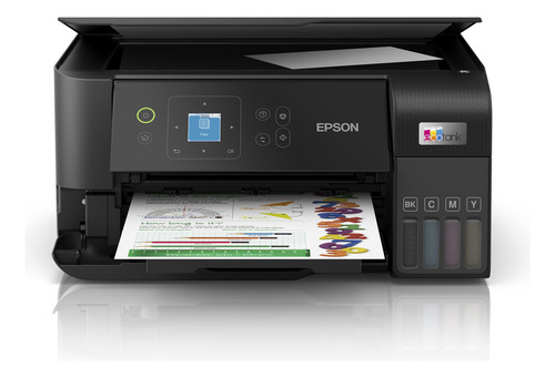 Impresora Multifunción A Color Epson Ecotank L3560 Wifi 127v Negro