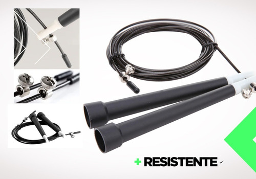 Imagen 5 de 10 de Soga Cuerda Saltar Speed Rope Rogue Fenix Crossfit Boxeo Gym