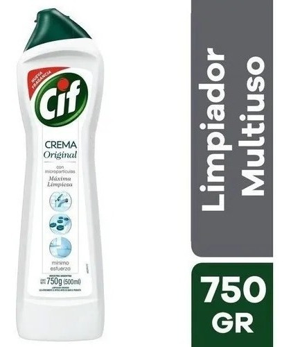 Cif Crema Multiuso Original Maxima Limpieza 750g