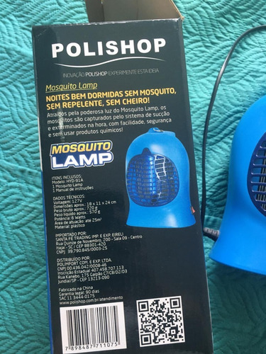 Mosquito Lamp Polishop Lâmpada Atrativa Exterminador Jbass
