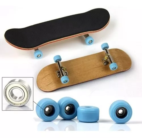 Skate De Dedo Profissional Fingerboard de madeira conjunto completo 5  camada bordo deck