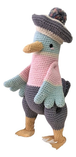 Muñeco A Crochet Amigurumi Modelo James Pato Pica Pau