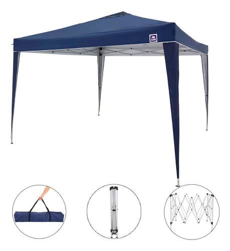 Gazebo Tenda Barraca De Praia Dobrvel 3 X 3 M Belfix