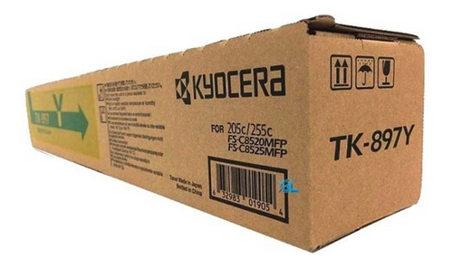 Tóner Kyocera Tk-897y 6000páginas Láser Original Amar /vc