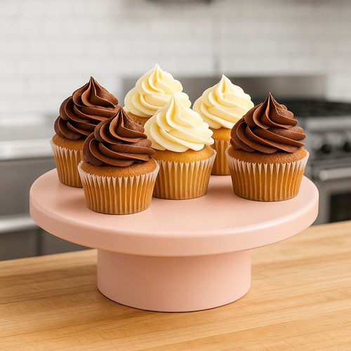 Soporte Liso Para Pasteles Y Cupcakes - Bluebell & Co Rosa