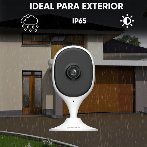 Dahua Cámara Wifi Ip C3a Resolución 3mp Con Ia Avanzada Para Detección De Humanos Y Mascotas Equipado Con Wifi 6 Emparejamiento Bluetooth Audio Bidireccional Visión Nocturna Ir De 10m Alarma Bllanca