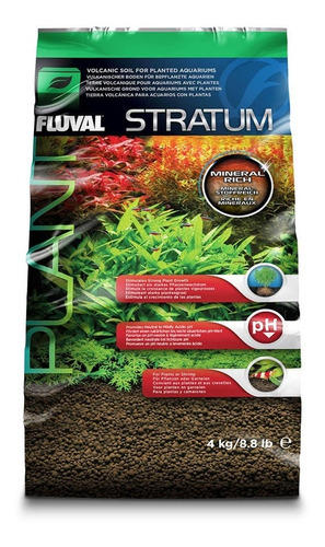 Sustrato Peceras Acuario Plantado Camaron Fluval Stratum 4kg