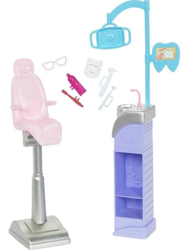 Boneca Barbie Profissões Médica Dentista + Acessorios Mattel