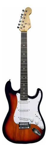 Guitarra Electrica Symphonic Con Funda Bs Sqoe Ct-a Bs