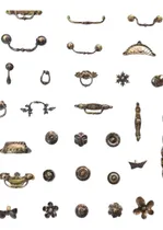 Comprar Tirador De Bronce Viejo Pomo Herraje Cajones Puertas Muebles