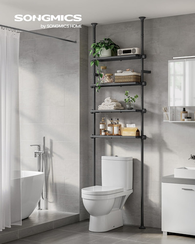 Organizador De Baño De 4 Niveles, Ajustable Y Extensible