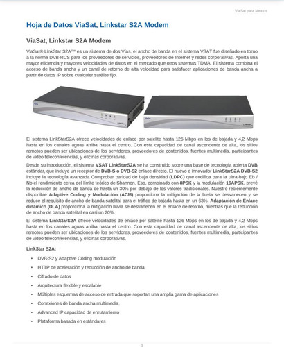 Imagen 2 de 4 de Módem Satelital Viasat Link Star S2a Sin Transformador De Ac