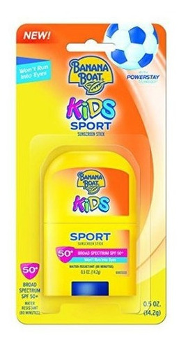 Platano Boat Kids Sport Amplio Espectro Stick Con Spf 50 De 