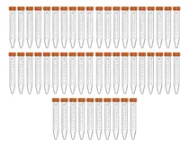 Comprar Tubos De Centrífuga Cónicos De 15 Ml, 50 Tubos Estériles Con