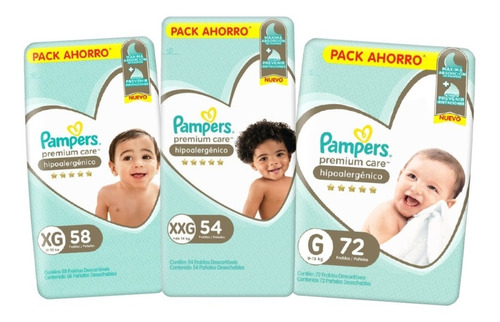 Pampers Premium Care Consumo Mes Todos Los Talles