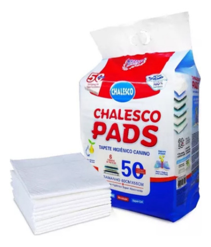 Tapete Higiênico Absorvente Para Cães Chalesco 50un