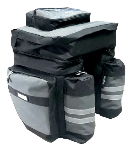 Imagen 1 de 7 de Alforja Bolso Para Bicicleta Ongs Monovolumen 70 Ltrs Viaje