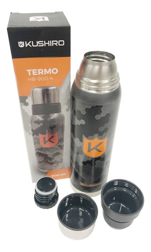 Termo Kushiro 900ml Frio Calor Acero Inoxidable Pico Cebador