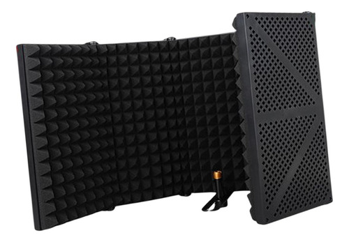 Mic Isolation Studio Grabación Estudio Profesional Negro