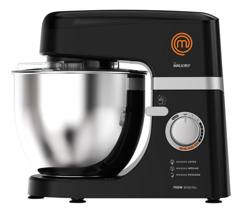 Batedeira Planetária Digital 700w Mallory Masterchef 110v