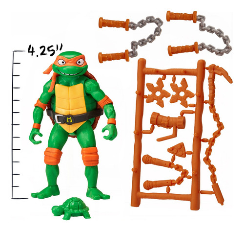 Figura Acción Bandai Tmnt Movie Miguel Ángel