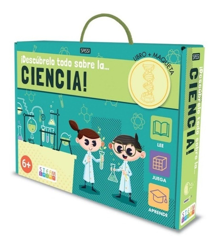 Descubrelo Todo Sobre La Ciencia! Col Steam Libro+maqueta 3d