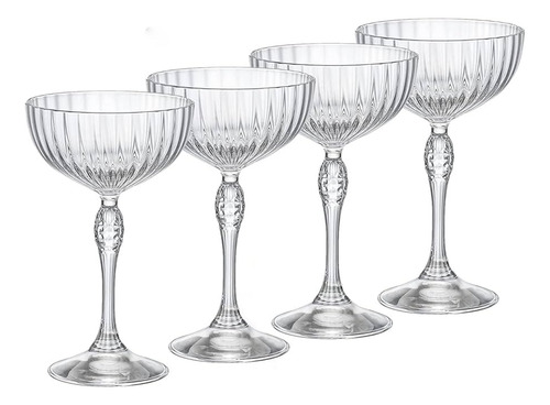 Set X 4 Copas America Cocktail Coupé 22cl Bormioli Rocco