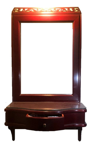 Espejo Para Pared Con Cajon Mueble Vanity Tocador (Usado)
