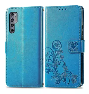 Funda De Piel Tipo Cartera Para Tcl 20 Pro 5g Con Estampado