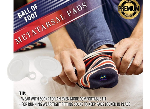 Protector Metatarso Almohadilla Plantar Gel Par Agnovedades