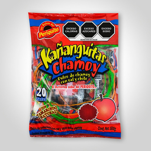Kañanguitas Chamoy 20 Piezas (400 Grs.)